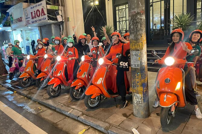 Vespa Female Ao Dai Riders Night Street Food + Train Street Tour - Cancellation Policy