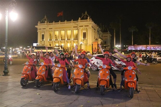 Female Riders Vespa Night Street Food + Train Street Food 4 Hours - Pricing and Reviews