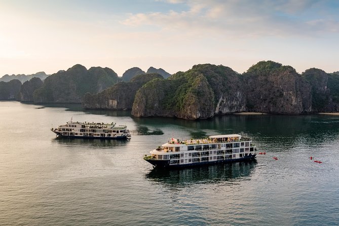 Mon Chéri Cruise 5 Star: Unique 2 Days Tuan Chau - Halong Bay - Lan Ha Bay - Exciting Water Activities