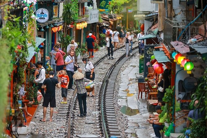 Hanoi Vespa After Dark Street Food + Train Street+ Live Music - Nightlife Adventures