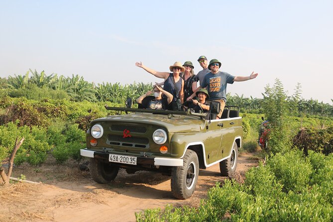 Army Jeep Countryside Tour Half Days – See Rural Village, Rice Paddies…