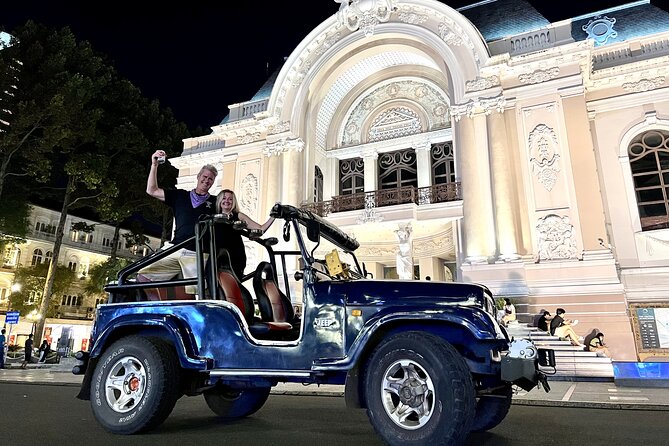 Private Jeep City Tour Saigon by Night and Skybar Drink - Booking and Cancellation Policy