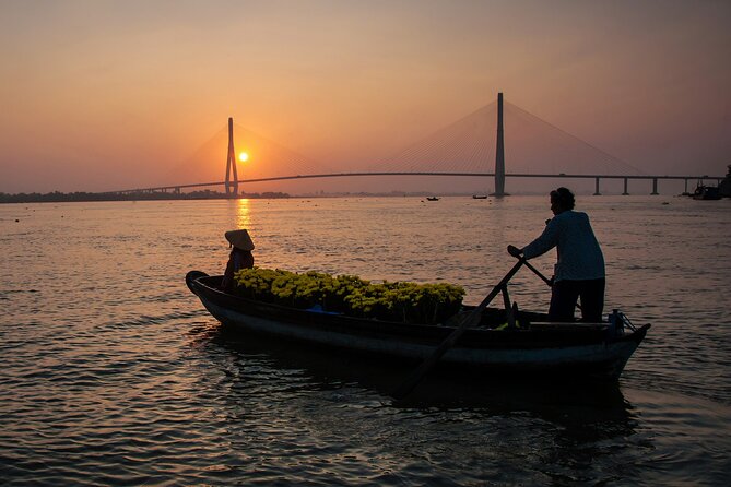 Cai Rang Floating Market, See Sunrise, Cacao Orchard, Small Canal - Sunrise Over Mekong River