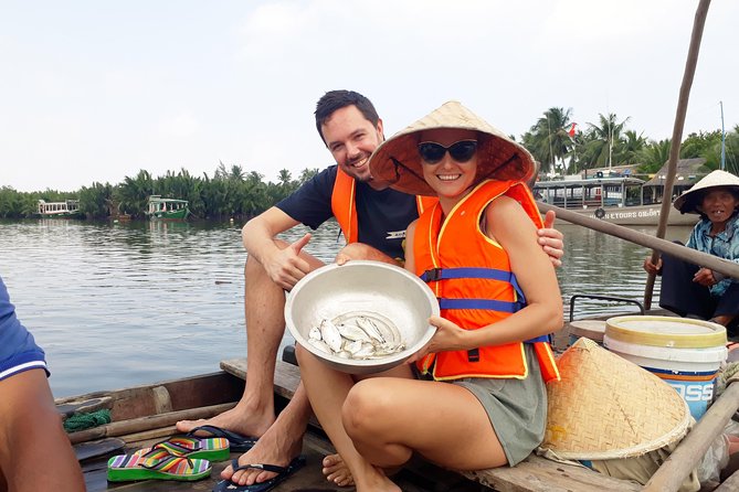 Hoi an Eco Tour Cooking Class & Fishing (Local Market,Basket Boat,Learn Cooking)